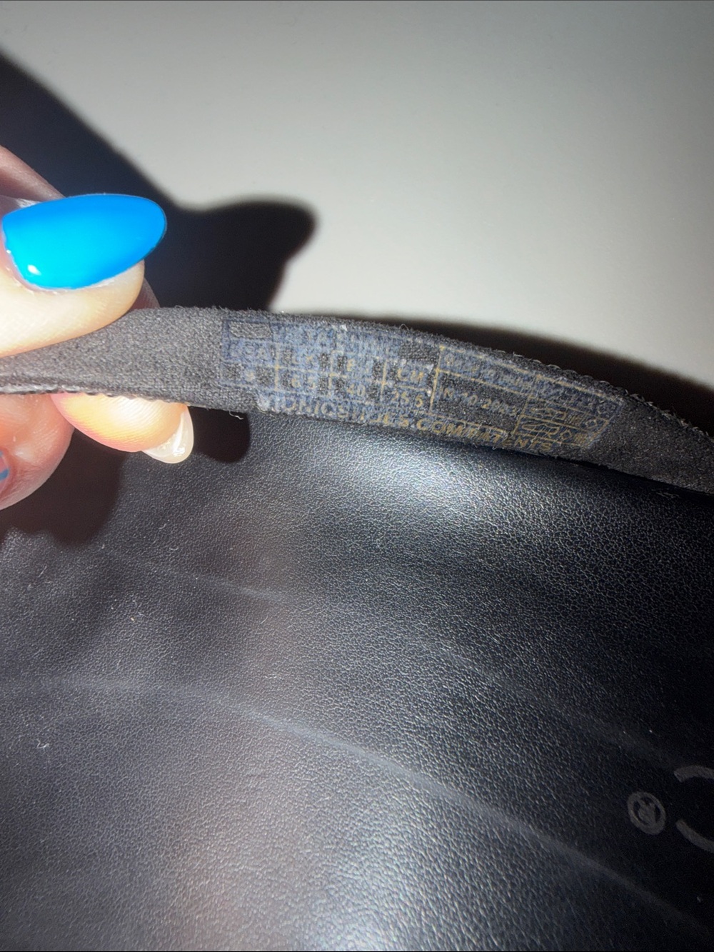 Vionic Black Leather Thong Sandals with Textured Straps - Picture 2 of 6